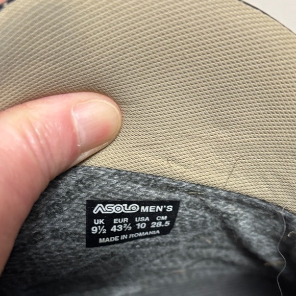 Asolo Dark Brown Men's TPS 520 GV EVO Leather Hiking Boots with Vibram soles - Picture 2 of 9